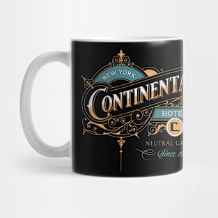 Vintage New York Continental Hotel Mug